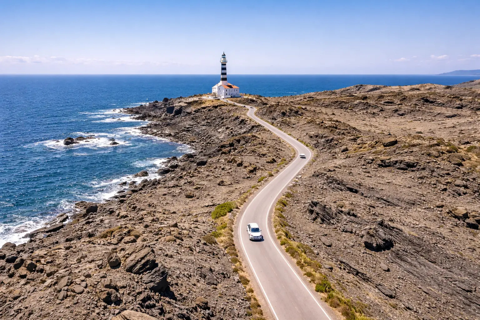 Route de montagne Monte Toro